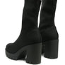Zinnia Knitted Block Heeled Boots