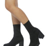 Zinnia Knitted Block Heeled Boots