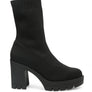 Zinnia Knitted Block Heeled Boots