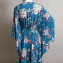 Floral Butterfly Sleeve Kimono Wrap - Chic Style