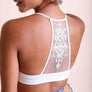Tattoo Mesh Racerback Bralette