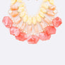 Pebble Resin Statement Necklace Set