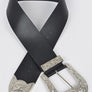 Plus Size Engraved Buckle Oversize Statement Belt