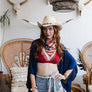 Crochet American Flag Hair Bandana