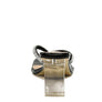 LITCHI CRYSTAL LINED THONG BLOCK HEELED SANDAL
