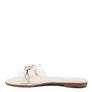 SCOTH Clear Buckled Quilted Slides