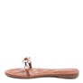 SCOTH Clear Buckled Quilted Slides