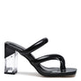 ERISED Clear Heel Toe Ring Slides