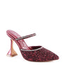 IRIS Glitter Spool Heel Sandal