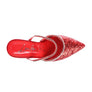 IRIS Glitter Spool Heel Sandal