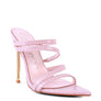 NEW AFFAIR Croc Metal High Heeled Sandals
