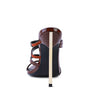 NEW AFFAIR Croc Metal High Heeled Sandals
