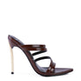NEW AFFAIR Croc Metal High Heeled Sandals