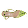 CHERRY TART Snake Print Spool Heel Sandals