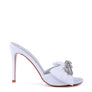 BRAG IN Crystal Bow Satin High Heeled Sandals