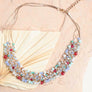 Elegant Bead And Crystal Bib Necklace Design