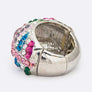 Crystal Feather Stretch Ring