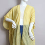 Pom Trimmed Jacquard Kimono