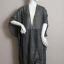 Pom Trimmed Jacquard Kimono