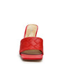 Carmen High Heeled Woven Square Toe Sandal