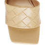 Carmen High Heeled Woven Square Toe Sandal