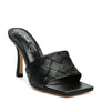 Carmen High Heeled Woven Square Toe Sandal