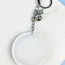 SPORTS BALLS RHINESTONE TASSEL KEYCHAIN