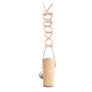 POLE DANCE LACE UP BLOCK HEELED SANDAL