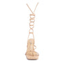 POLE DANCE LACE UP BLOCK HEELED SANDAL