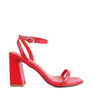 Block Heel Ankle Strap Sandals