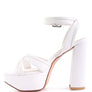 NYLE PLATFORM HEELED SANDALS