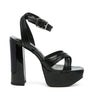 NYLE PLATFORM HEELED SANDALS