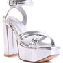 NYLE PLATFORM HEELED SANDALS