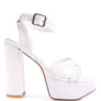 NYLE PLATFORM HEELED SANDALS