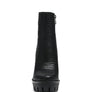 LONDON RAG SOLID TEXTURED BLOCK HEELED BOOT