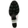 LONDON RAG SOLID TEXTURED BLOCK HEELED BOOT