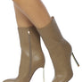 LONDON RAG OVER THE ANKLE STILETTO BOOT