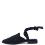 MANDE EMBROIDERED VELVET MULES
