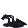 MANDE EMBROIDERED VELVET MULES