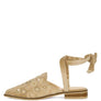 MANDE EMBROIDERED VELVET MULES