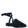MANDE EMBROIDERED VELVET MULES
