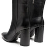 MARGEN ANKLE-HIGH POINTED TOE BLOCK HEELED BOOT