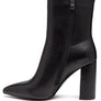 MARGEN ANKLE-HIGH POINTED TOE BLOCK HEELED BOOT