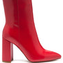 MARGEN ANKLE-HIGH POINTED TOE BLOCK HEELED BOOT
