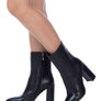 MARGEN ANKLE-HIGH POINTED TOE BLOCK HEELED BOOT