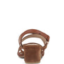 ASTRID MID HEELED BLOCK LEATHER SANDAL