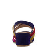 ASTRID MID HEELED BLOCK LEATHER SANDAL