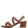 ASTRID MID HEELED BLOCK LEATHER SANDAL