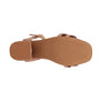 RAYNA BLUSH BRAIDED JUTE STRAP AND SUEDE SANDAL