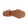 RAYNA BLUSH BRAIDED JUTE STRAP AND SUEDE SANDAL